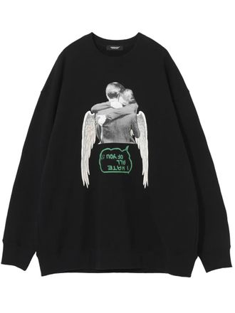 Undercover Felpa con stampa - Nero