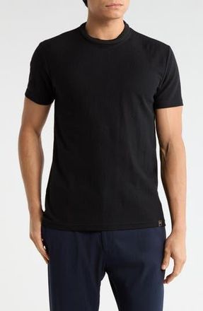 T.R. Premium Textured Crew T-Shirt in Black at Nordstrom Rack, Size Medium