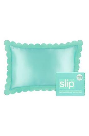 Slip Sunshade Pure Silk Pillowcase in Turquoise at Nordstrom Rack, Size Queen