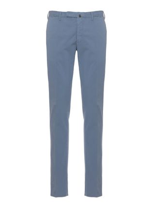 Incotex Blue Royal Batavia Cotton Chino Pants