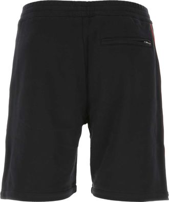 Alexander McQueen Mens Black Cotton Bermuda Shorts 0901 Exterior