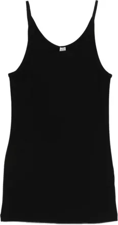 Toteme Sleeveless Tops, female, Black, Size: M Fluid Slip Top
