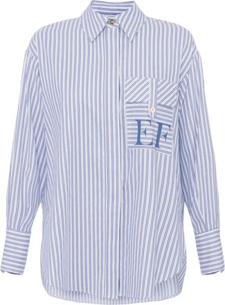 Elisabetta Franchi Camicia a righe - Blu
