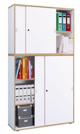 VCM Puertas Correderas Del Gabinete De Oficina Salia 5f B100 183x100x37 - Vcm