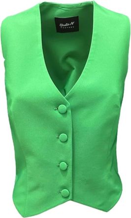 Giulia N Couture Mujer, Camisetas, Verde, Talla: S