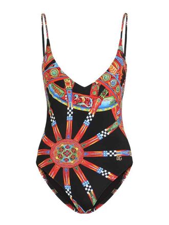 Dolce & Gabbana Printed Swimsuit