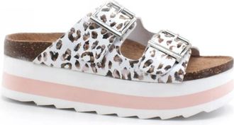 Colors Of California Slippers - Dames - Sandalen - Veelkleurig - 40 EU - Leer - Schoenen