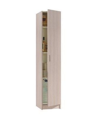 HOGAR 24 Armadio Colonna Multifunzione Bagno/lavanderia 1anta Rovere H180