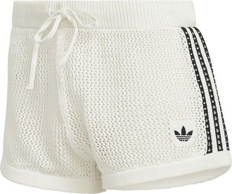 adidas Originals Crochet Shorts Bianco