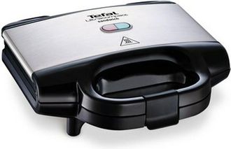 T-fal Ultracompact Sandwichera 700 W Negro, Acero Inoxidable