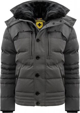 Wellensteyn Jassen, Heren, Grijs, L, Leer, Stad-988 Jacket