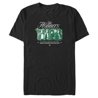 The Lord Of The Rings Mens The Lord of the Rings The Hobbits Quote Graphic T-Shirt in Black at Nordstrom, Size Xxx-Large