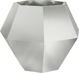 vidaXL Planter Silver 75 x 75 x 60 cm Galvanised Steel vidaXL