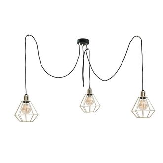 Netlighting Como Cluster Pendant Ceiling Light Gold 3x E27