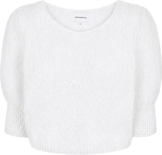 Americandreams Koa Alpaca Pullover - Dames - Ronde hals truien - Wit - M - Wol - Truien & Vesten