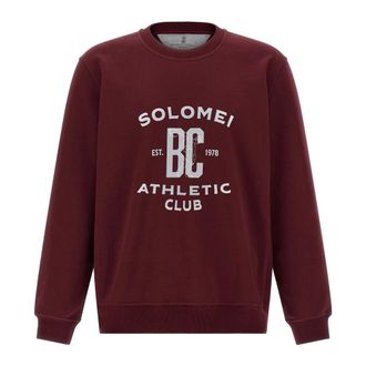 Brunello Cucinelli Hombre, Sudaderas, Rojo, Talla: S