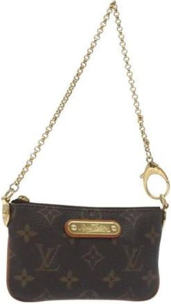 Louis Vuitton Pre-owned Mini Bags, female, Brown, Size: ONE SIZE Pre-owned Accessory Pouch