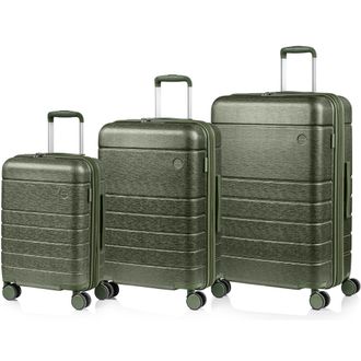 Champs Luggage Linen II / 3-Piece Luggage Set / Ivory