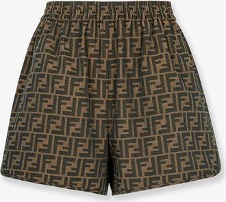 Fendi Shorts in tessuto FF - FENDI - gender_Woman