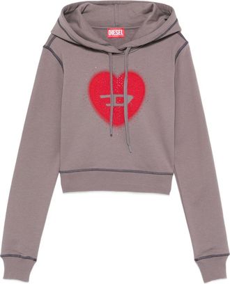 Diesel hart katoenen hoodie