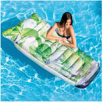 Trade Shop Trade Shop - Materassino Isola Gonfiabile Stampa Frizzante In Pvc Mare Piscina 179 X 91 Cm