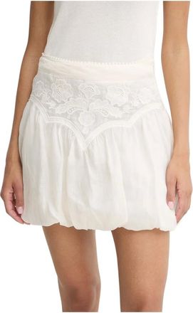 Twinset Dames, Rokken, Beige, Maat: L Katoen