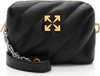 Off-white Quilted Leather Jackhammer Camera Bag