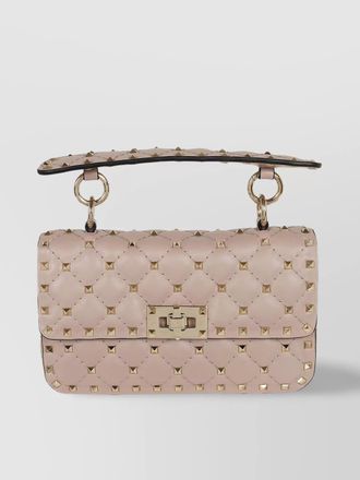 Valentino Garavani rockstud spike small leather shoulder bag