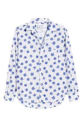 Frank & Eileen Eileen Relaxed Button-Up Shirt in Small Flowers Big Flowers at Nordstrom, Size X-Large