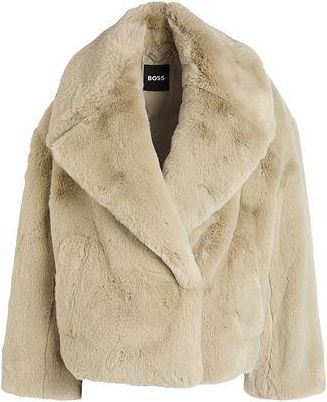 BOSS ROPA DE ABRIGO - Borreguito y pelo ecol&oacute;gico en YOOX.COM