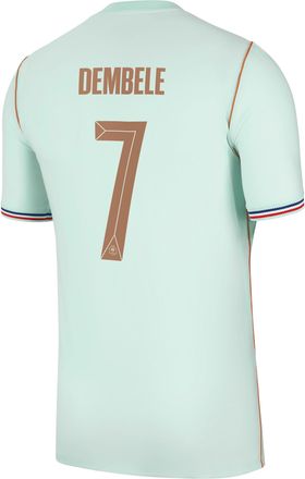 Nike Ousmane Demb&eacute;l&eacute; France National Team 2026 Stadium Away Nike Mens Dri-FIT Soccer Jersey in Green | NN203949125-FFF