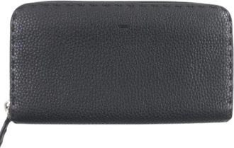 Fendi Pre-owned Wallets, male, Black, Size: ONE SIZE Pre-owned Selleria Long Wallet (bi-fold)