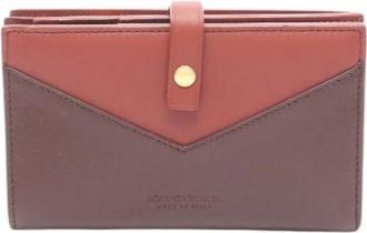 Bottega Veneta Pre-owned Leder Bifold Portemonnee - Dames - Vintage Accessoires - Veelkleurig - ONE Size - Leer - Vintage