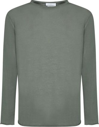 Daniele Fiesoli Tops, Heren, Groen, M, Katoen, Crepe T-shirt