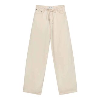 Sams&oslash;e & Sams&oslash;e Dames, Jeans, Beige, Maat: W28 L32 Katoen