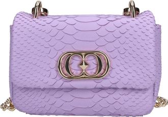La Carrie Aussies Mini Leather Bag - Dames - Schoudertassen - Paars - ONE Size - Leer - Tassen
