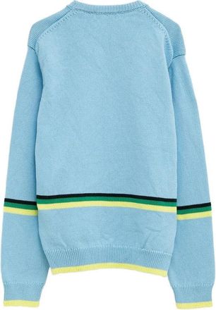 J.W.Anderson Car-Intarsia Cotton Sweater - Blue