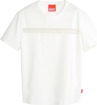 Diesel T-Shirts - Heren - T-shirts - Wit - M - Tops