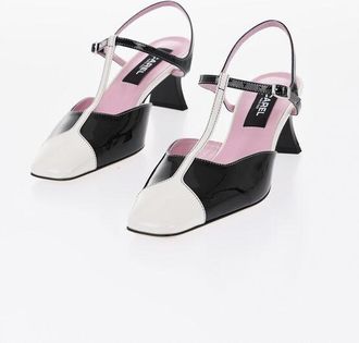 Carel Two-Tone Patent T-Bar Pumps ISADORA 7cm size 37,5