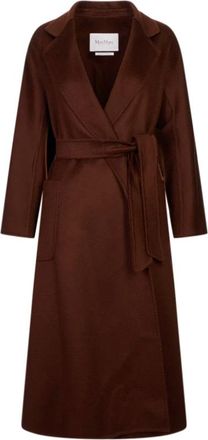 Max Mara Dames, Mantels, Bruin, Maat: XS