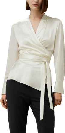 LilySilk Silk Wrap Blouse