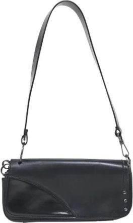 Gucci Pre-owned Shoulder Bags, female, Black, Size: ONE SIZE Pre-owned Leather Shoulder Bag