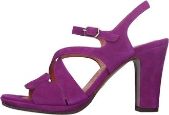 Chie Mihara Sandalen - Dames - Sandalen met hakken - Paars - 37 EU - Leer - Schoenen