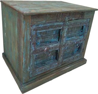 Wanderlust Deco Aparador De Madera Artesanal 116x49x90h Cm