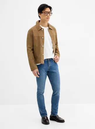 Jack & Jones Mens Glenn medium-blue jean Slim fit