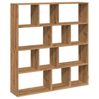 Berkfield Home Book Cabinet Artisian Oak 132x29x141.5 cm Engineered Wood in Brown