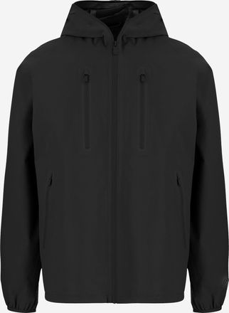 Save The Duck Mens Jacket Hooded Nylon Black Polyester
