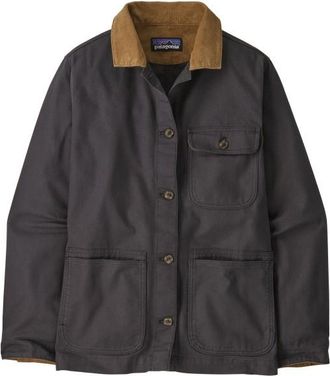 Patagonia Point Reyes Canvas Coat Freizeitjacke f&uuml;r Damen | grau