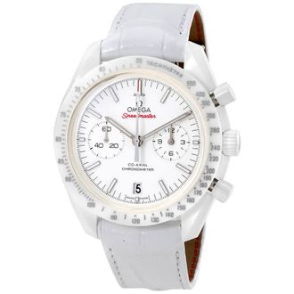 Omega Speedmaster Moonwatch White Side of the Moon Mens Watch 31193445104002