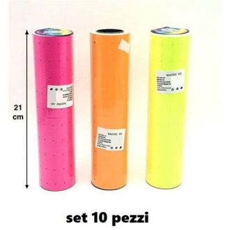 Trade Shop Trade Shop - Rotoli Etichette Adesive Colorate Per Macchina Prezzatrice Uso Negozio Prezzi
